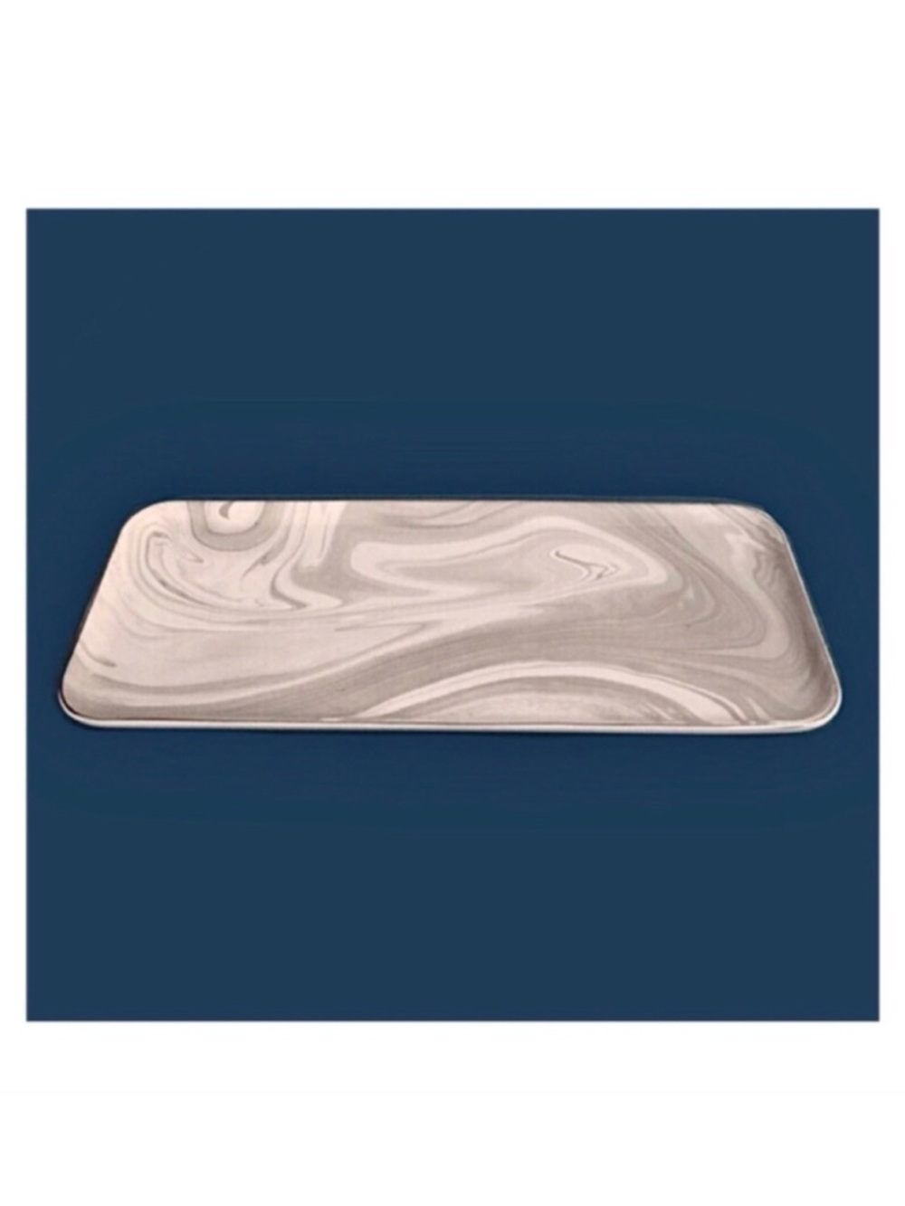New Umbra Loft Ceramic Catchall Tray in Grey Swirl